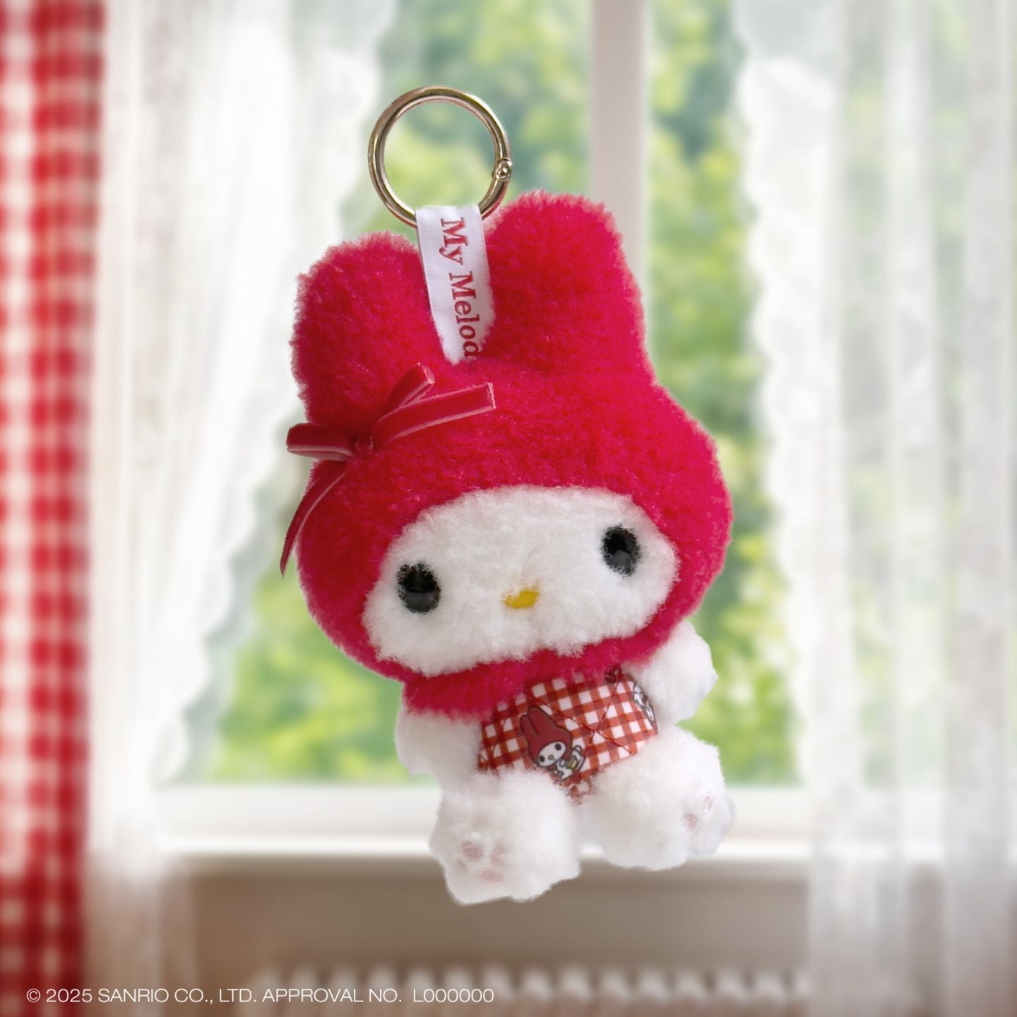 マイメロディ 赤チェック マスコット